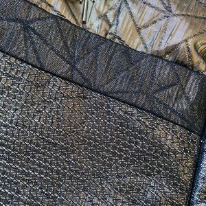Gold and black with sheer details stunning dress
